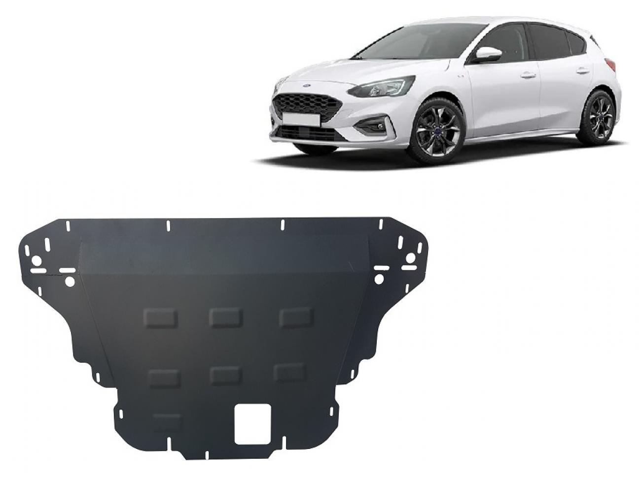 Hasplåt Stål Motor+ | Ford Focus 4 (2018-2026) - 2