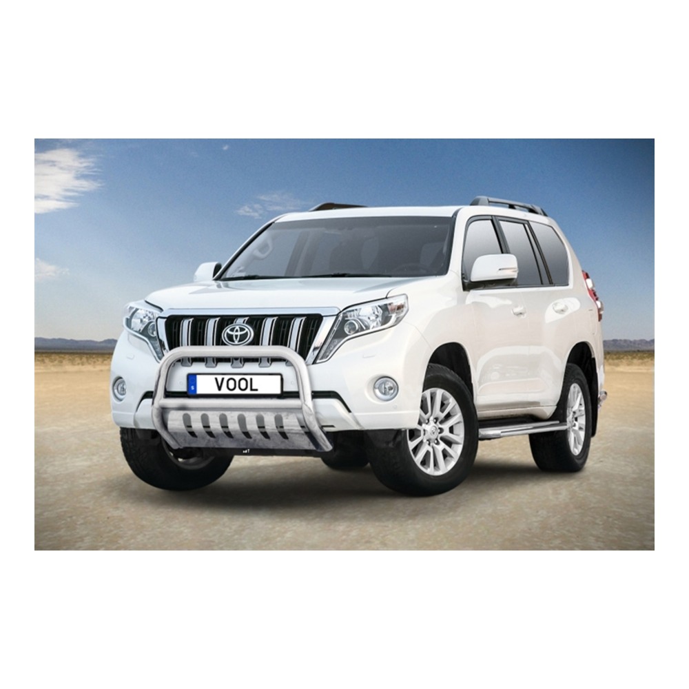 EU Bullbar with Skid Plate - Toyota Land Cruiser Prado (150) 2013-2017