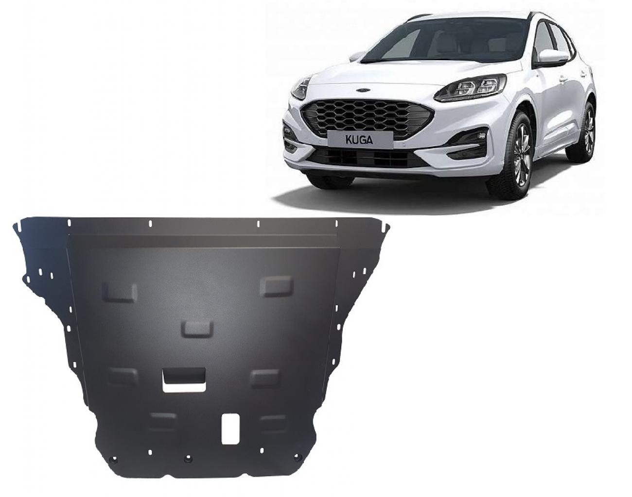 Hasplåt Stål Motor+ | Ford Kuga (2019-2026) - 2
