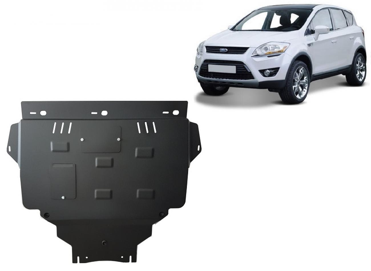 Hasplåt Stål Motor+ | Ford Kuga (2008-2012) - 2