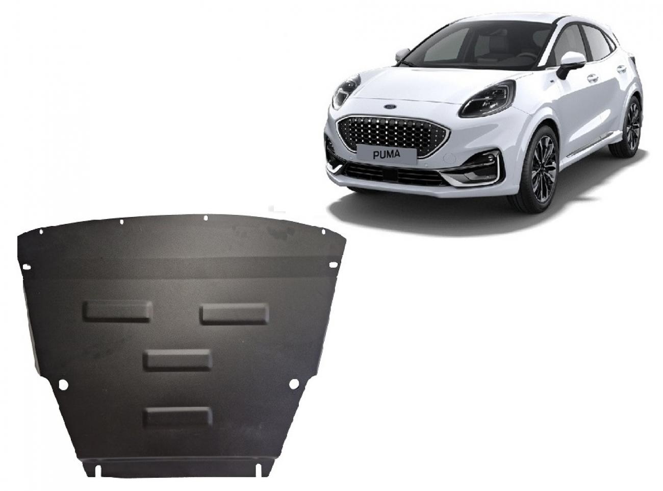 Hasplåt Stål Motor+ | Ford Puma (2019-2026) - 2