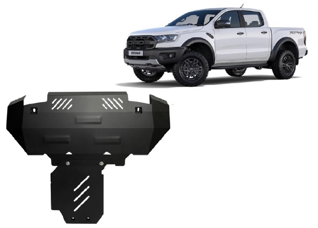 Skid plate Steel Engine+ | Ford Ranger Raptor (2020-2023) - 2