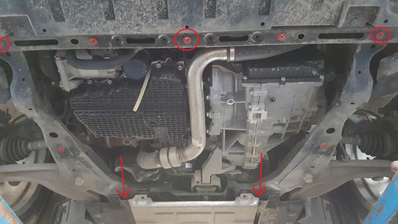 Pohjapanssari Teräs Moottori+ | Ford S-Max (2015-2023) - 4