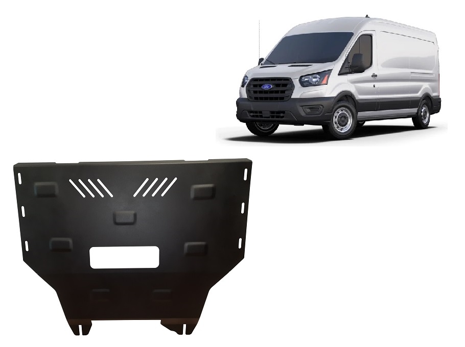 Stahl-Unterfahrschutz Motor+ | Ford Transit - 4x4 (2013-2023) - 2