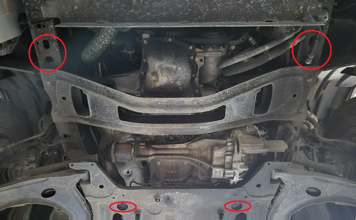 Stahl-Unterfahrschutz Motor+ | Ford Transit - 4x4 (2013-2023) - 4