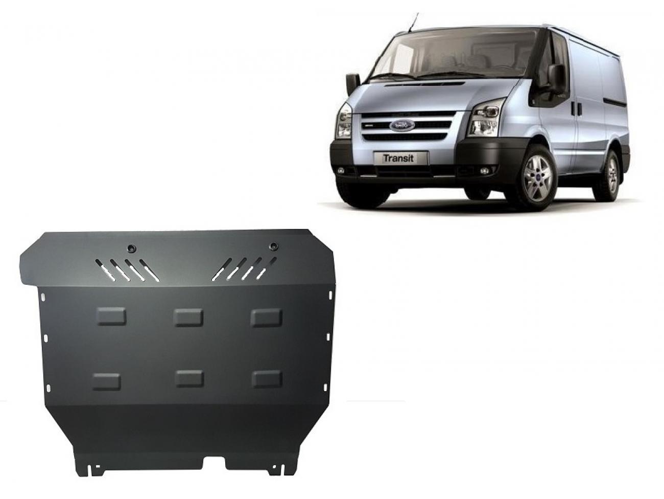 Hasplåt Stål Motor+ | Ford Transit - FWD (2007-2013) - 2