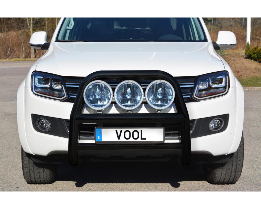 LARGE 76MM Bullbar [Black] - VW Amarok 2011-2016 - 2