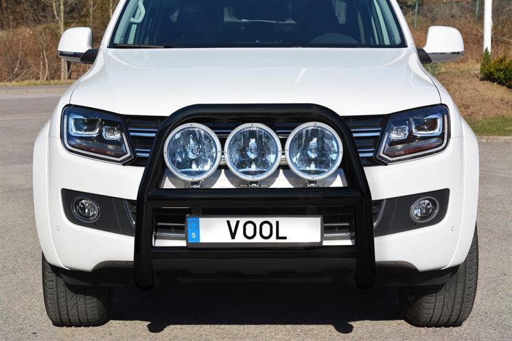 LARGE 76MM Bullbar [Black] - VW Amarok 2011-2016