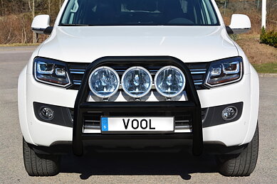 STOR 76MM Frontbøjle [Sort] - VW Amarok 2011-2016
