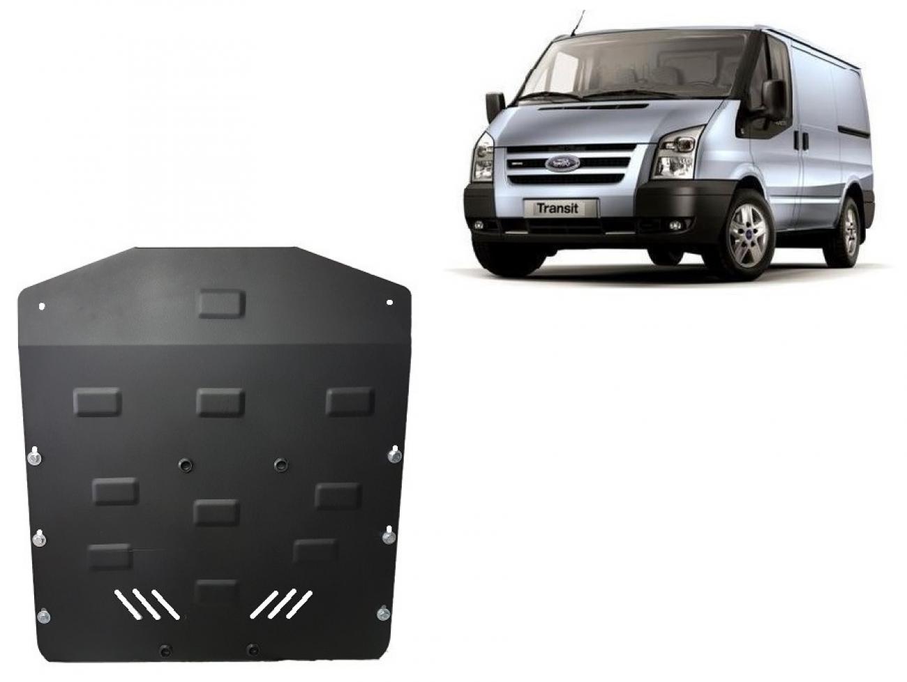 Hasplåt Stål Motor+ | Ford Transit - RWD (2007-2013) - 2