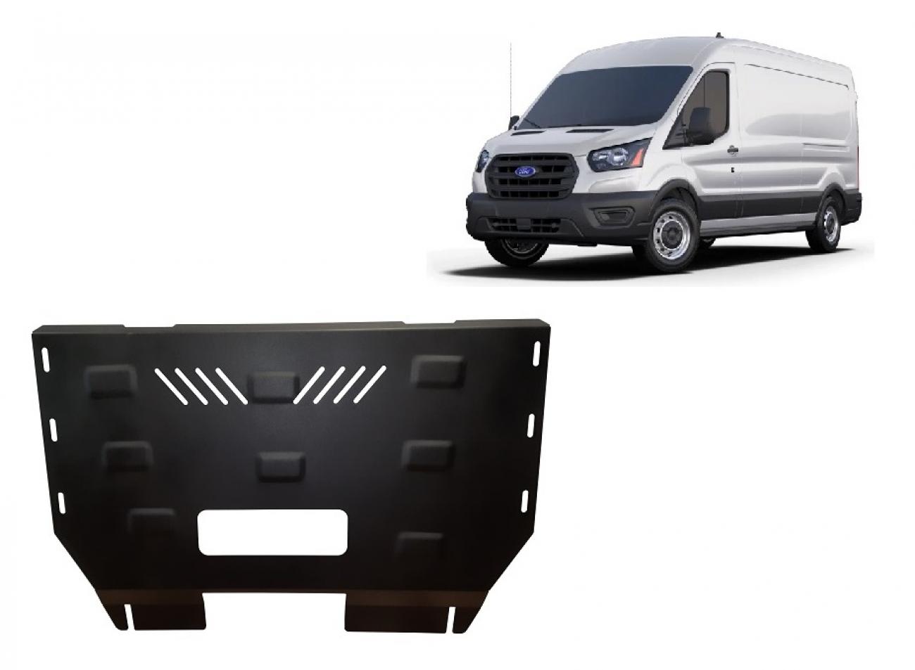 Hasplåt Stål Motor+ | Ford Transit V363 4x4 (2024-2026) - 2