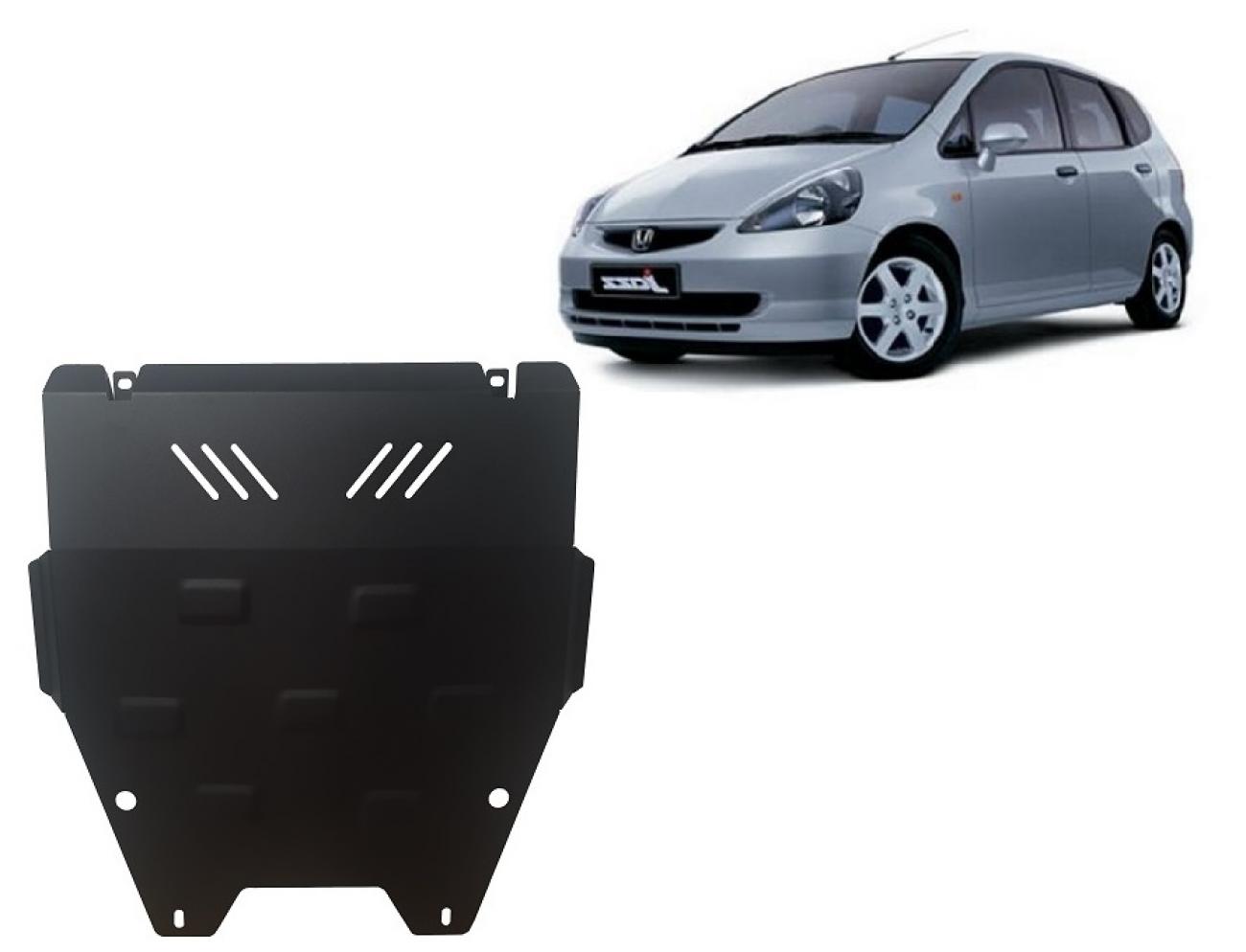 Hasplåt Stål Motor+ | Honda Jazz (2002-2008) - 2