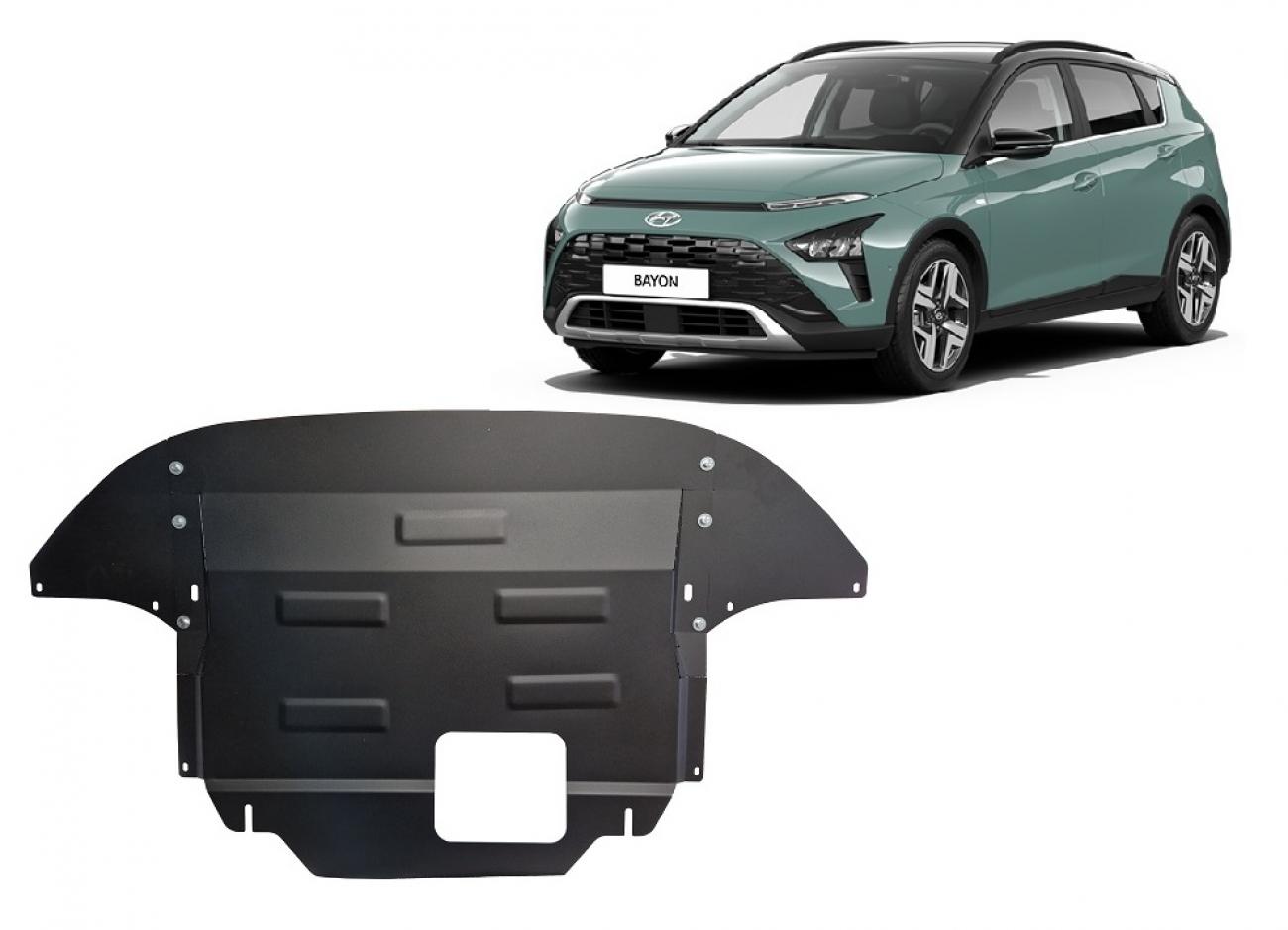 Hasplåt Stål Motor+ | Hyundai Bayon (2021-2026) - 2