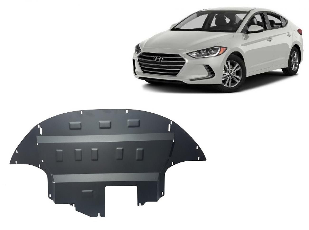 Skid plate Steel Engine+ | Hyundai Elantra (2016-2020) - 2