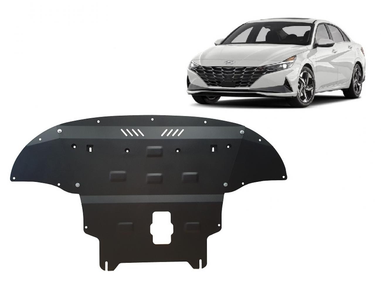 Skid plate Steel Engine+ | Hyundai Elantra (2021-2026) - 2