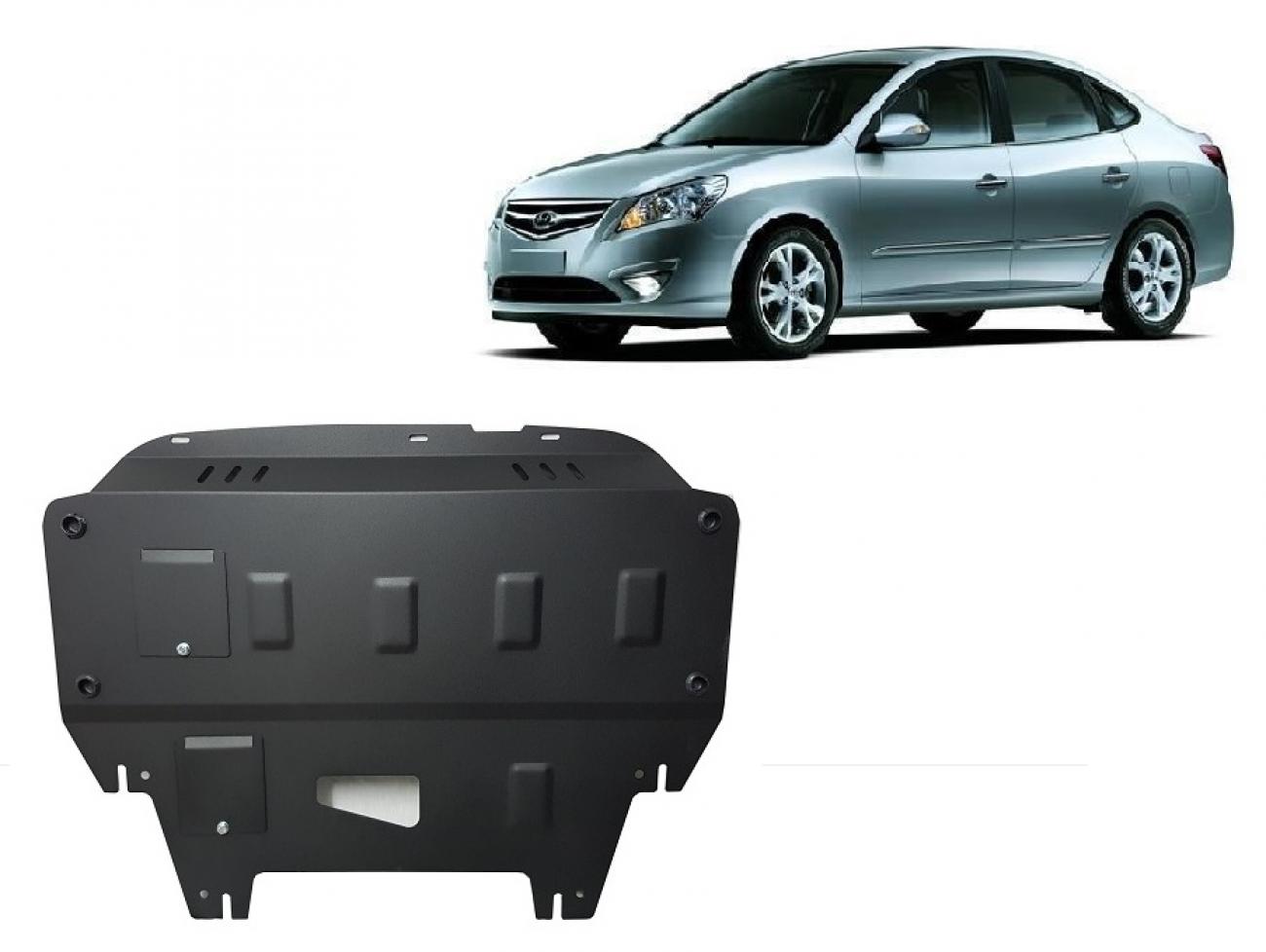 Bundplade Stål Motor+ | Hyundai Elantra 1 (2007-2011) - 2