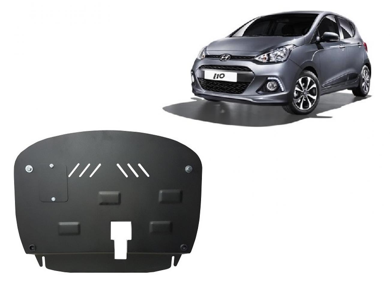 Skid plate Steel Engine+ | Hyundai i10 (2012-2017) - 2