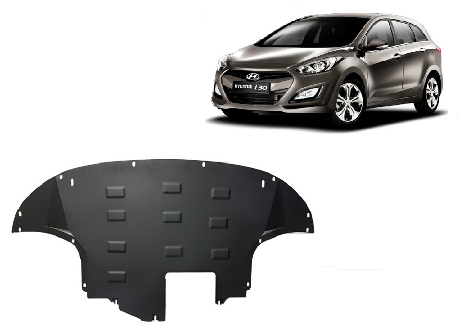 Protezione inferiore in acciaio Motore+ | Hyundai I30 (2017-2026) - 2