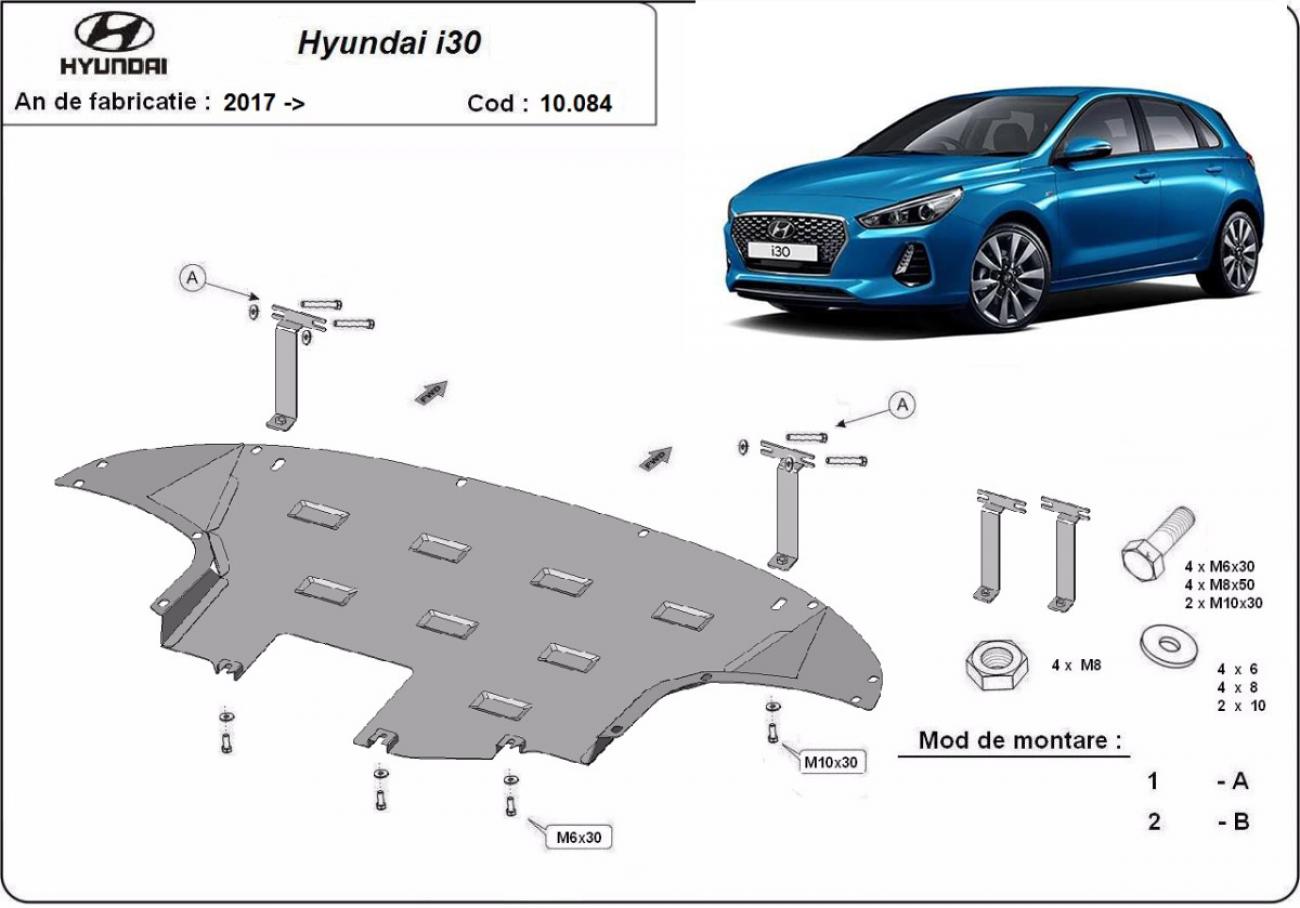 Bundplade Stål Motor+ | Hyundai I30 (2017-2026) - 3