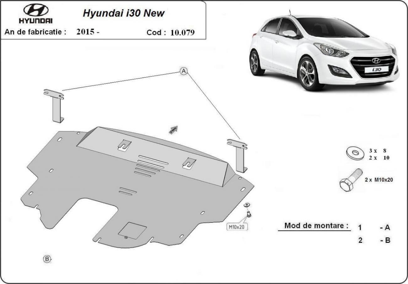 Skid plate Steel Engine+ | Hyundai I30 (2015-2016) - 3