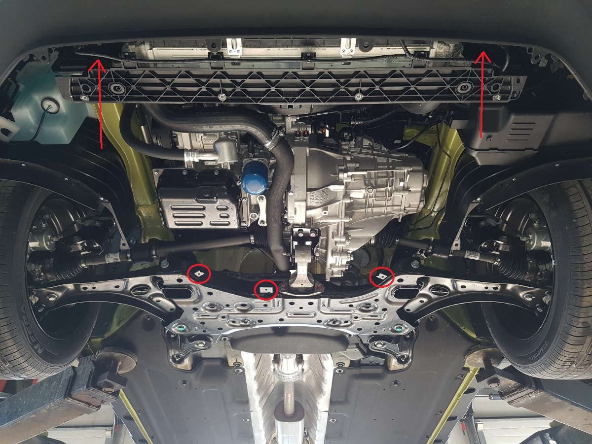 Protector inferior de acero Motor+ | Hyundai Kona (2017-2023) - 4