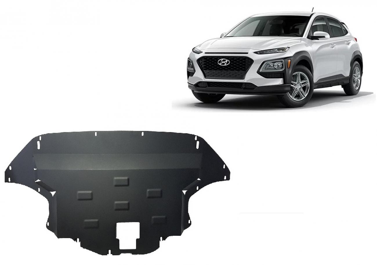 Pohjapanssari Teräs Moottori+ | Hyundai Kona (2017-2023) - 2