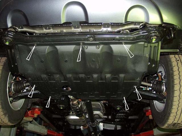 Stahl-Unterfahrschutz Motor+ | Hyundai Santa Fe (2001-2006) - 4