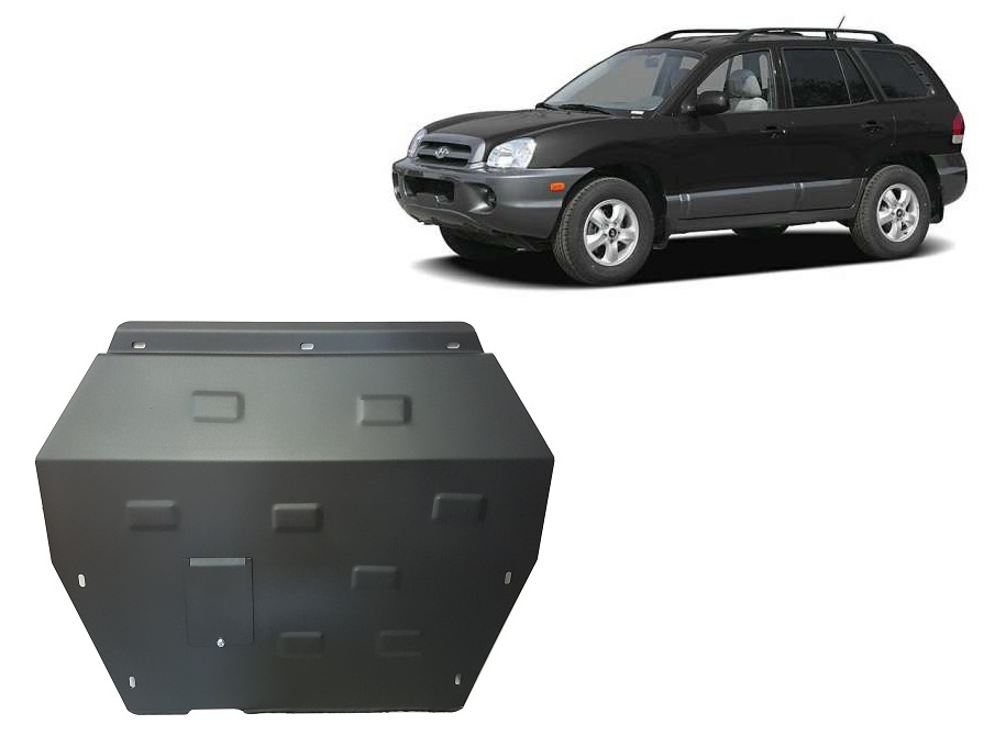 Stahl-Unterfahrschutz Motor+ | Hyundai Santa Fe (2001-2006) - 2