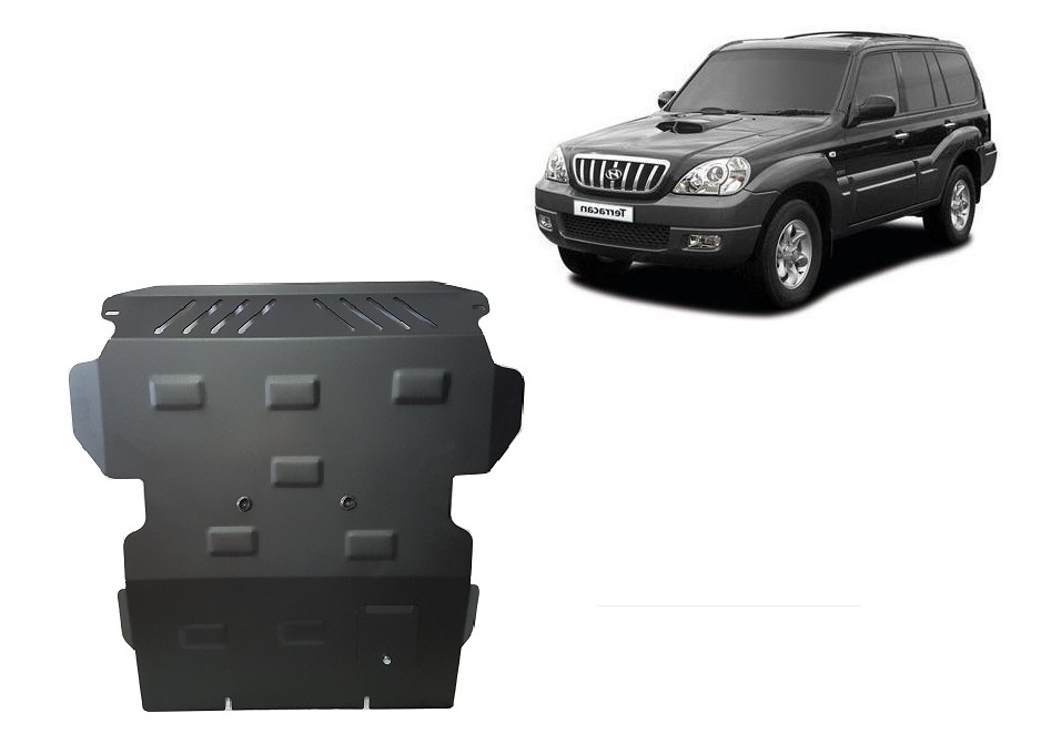 Stalowa osłona podwozia silnika+ | Hyundai Terracan (2001-2007) - 2