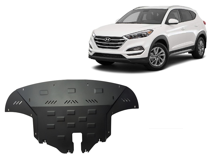 Stalowa osłona podwozia silnika+ | Hyundai Tucson (2015-2020) - 2