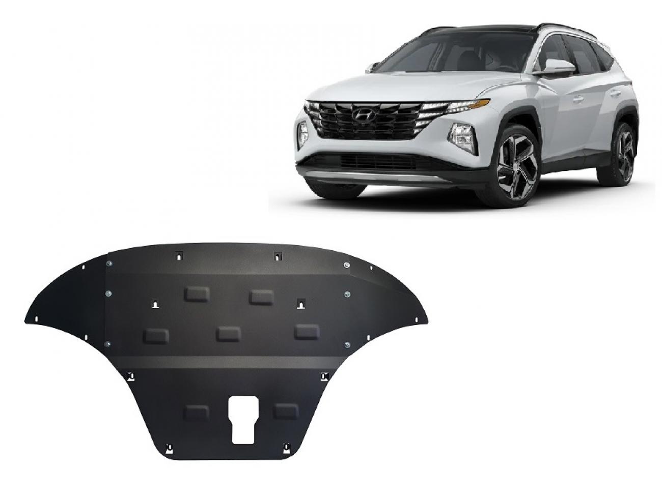 Skid plate Steel Engine+ | Hyundai Tucson (2021-2026) - 2