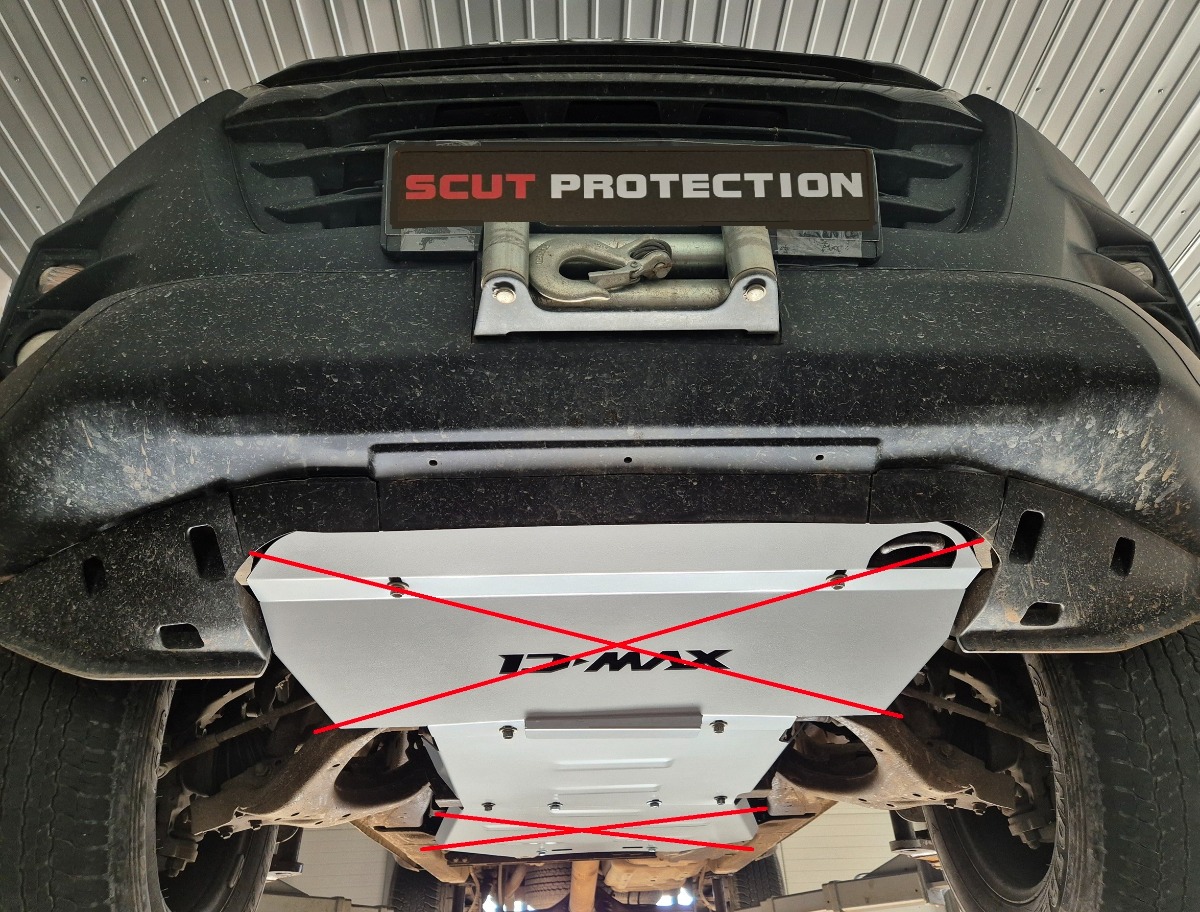 Protezione inferiore motore in acciaio | Isuzu D-Max (2019-2026) - 9