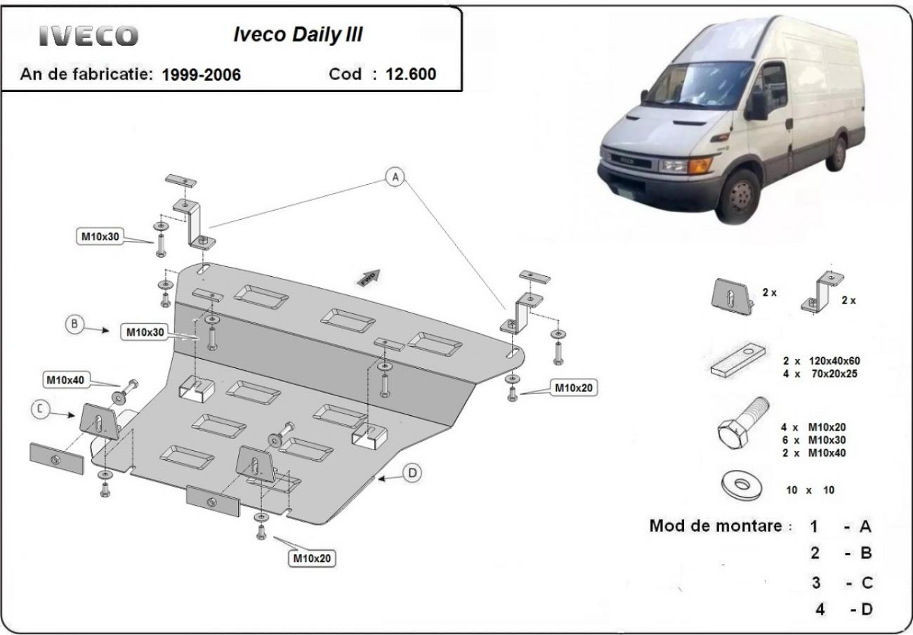 Skid plate Steel Engine+ | Iveco Daily 3 (1999-2006) - 3