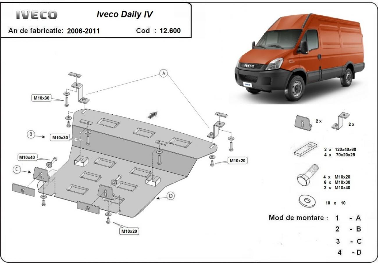 Bundplade Stål Motor+ | Iveco Daily 4 (2006-2011) - 3