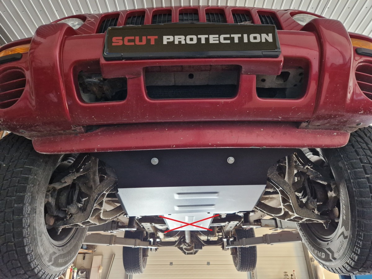 Protezione inferiore in acciaio Motore+ | Jeep Cherokee - KJ (2001-2008) - 11