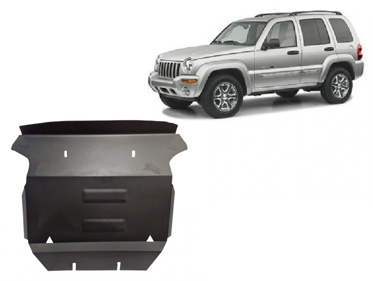 Hasplåt Stål Motor+ | Jeep Cherokee - KJ (2001-2008) - 2
