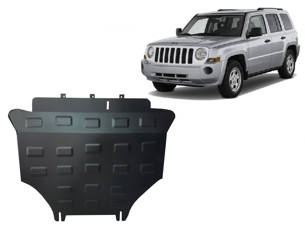 Hasplåt Stål Motor+ | Jeep Patriot (2007-2017) - 2