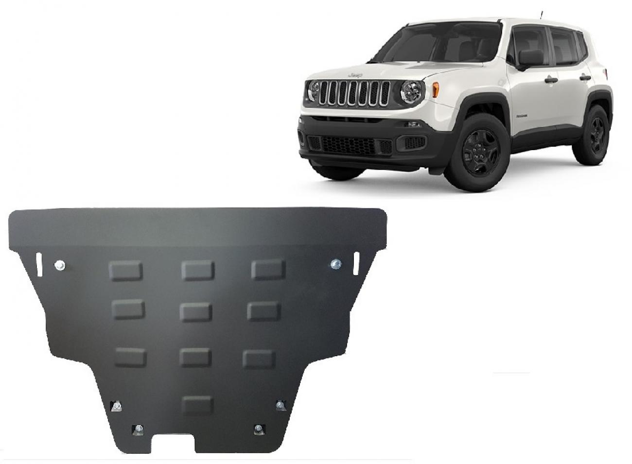 Skid plate Steel Engine+ | Jeep Renegade (2014-2026) - 2
