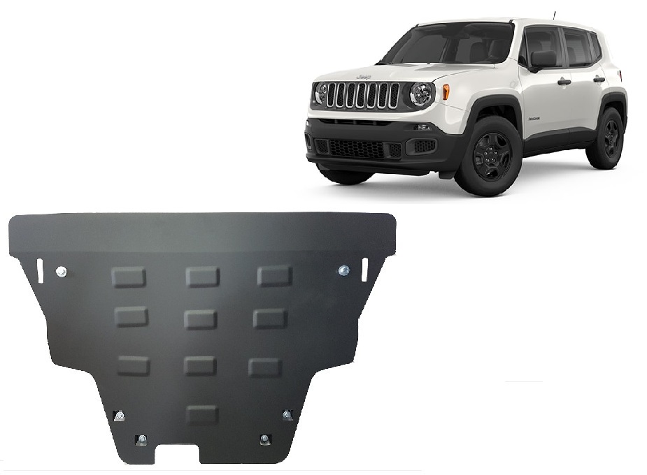 Protection inférieure en acier Moteur+ | Jeep Renegade (2014-2026) - 2