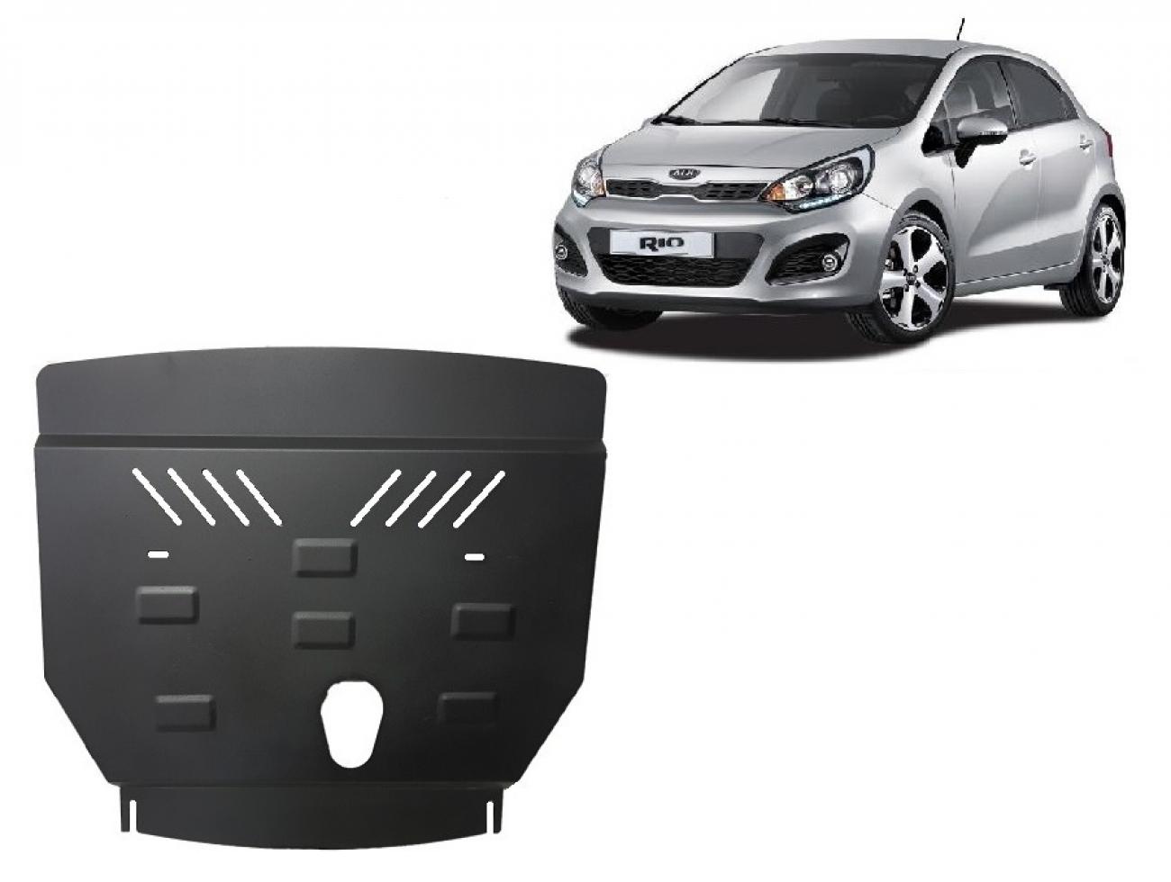 Bundplade Stål Motor+ | Kia Rio 3 (2011-2017) - 2