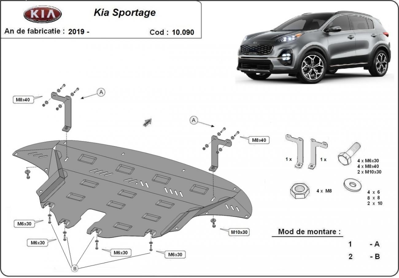 Skid plate Steel Engine+ | Kia Sportage (2019-2021) - 3