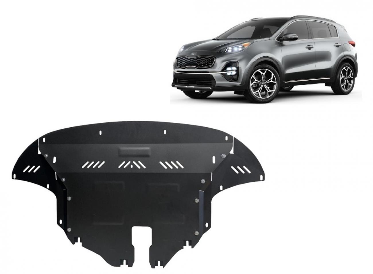 Skid plate Steel Engine+ | Kia Sportage (2019-2021) - 2