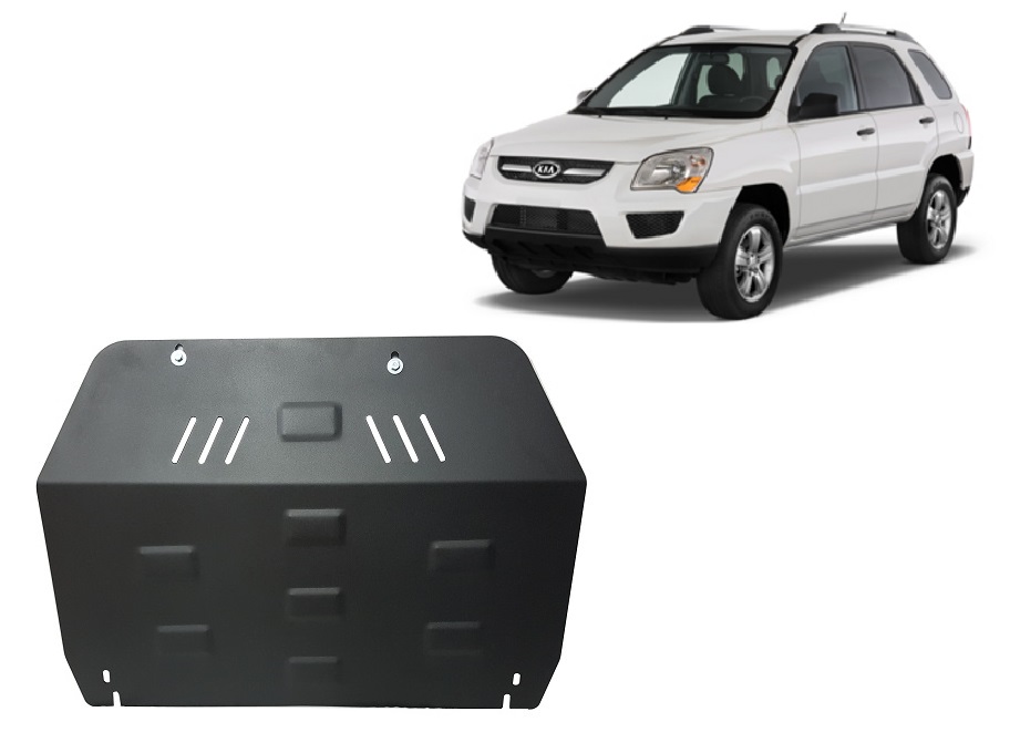 Protezione inferiore in acciaio Motore+ | Kia Sportage (2004-2010) - 2