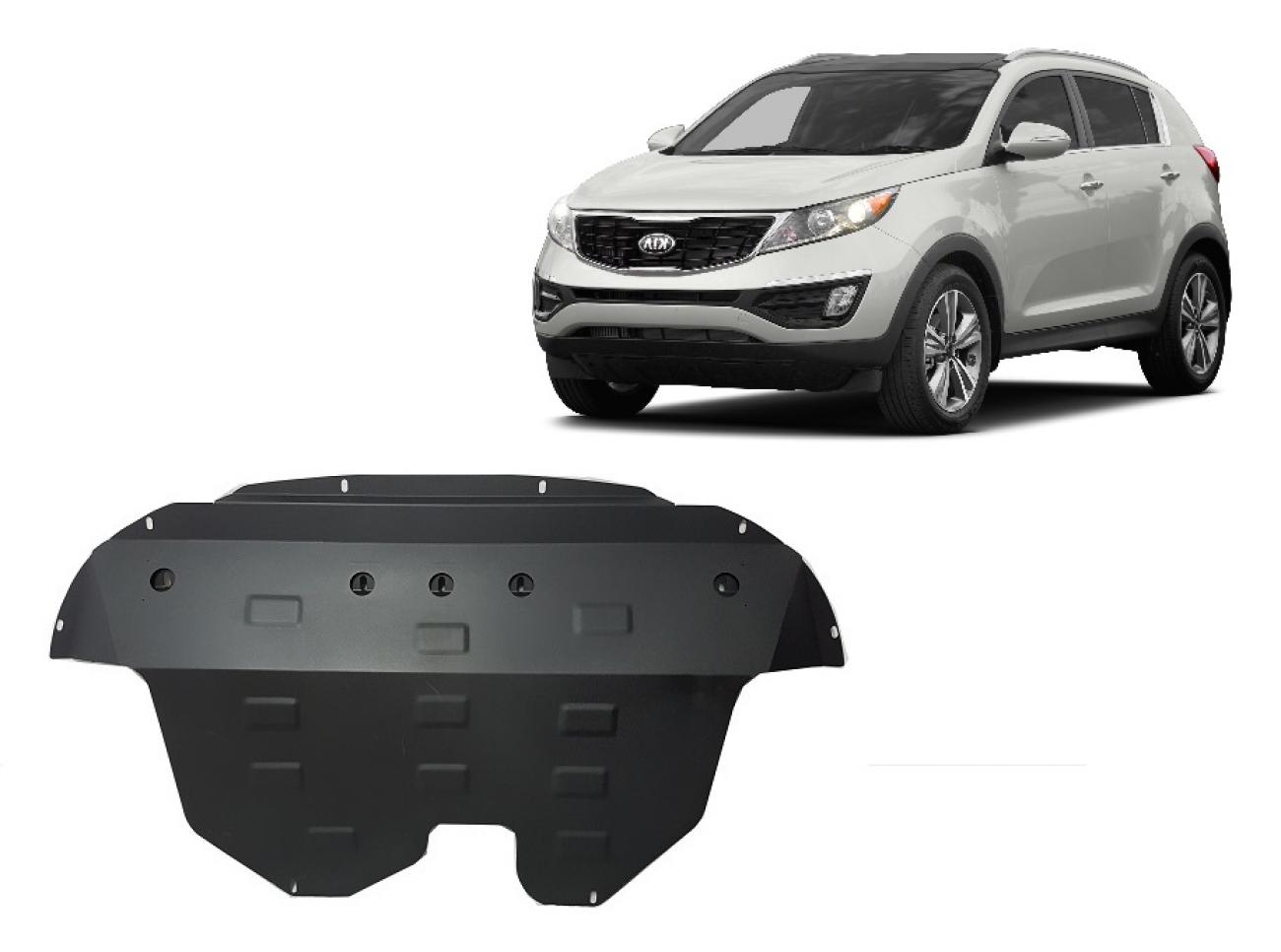 Hasplåt Stål Motor | Kia Sportage (2010-2015) - 2