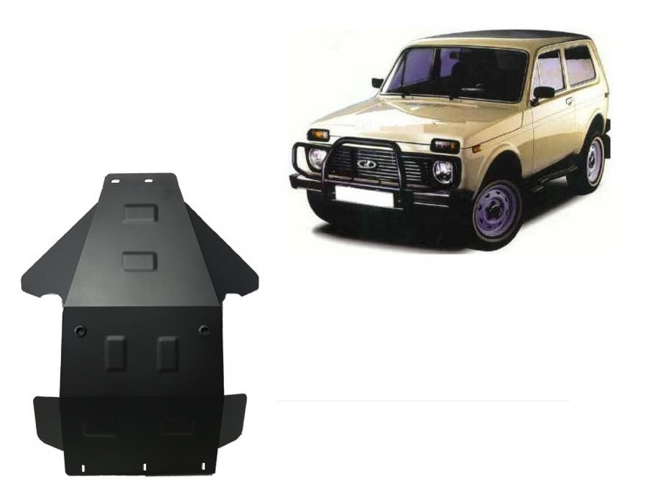 Skid plate Steel Engine+ | Lada Niva (1995-2020) - 2