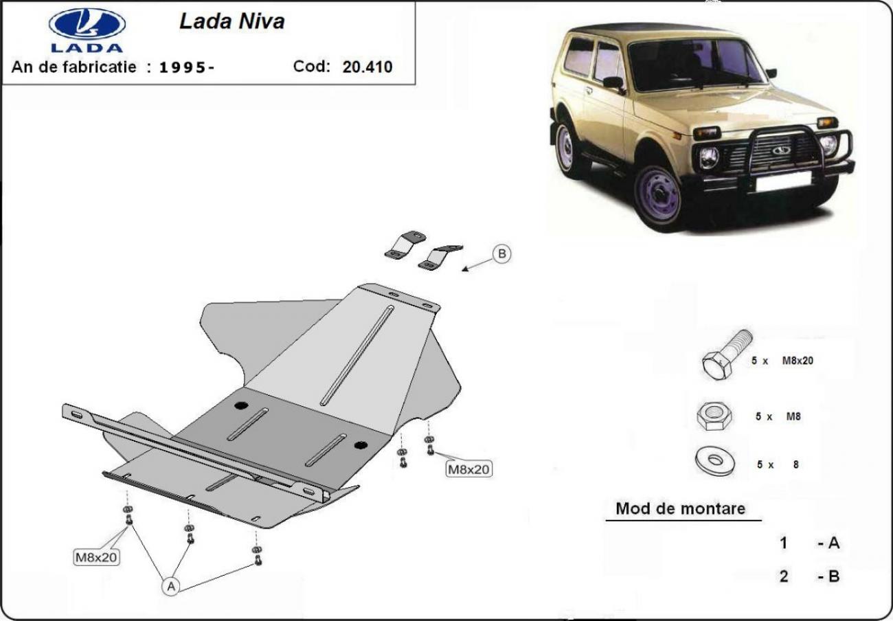 Skid plate Steel Engine+ | Lada Niva (1995-2020) - 3