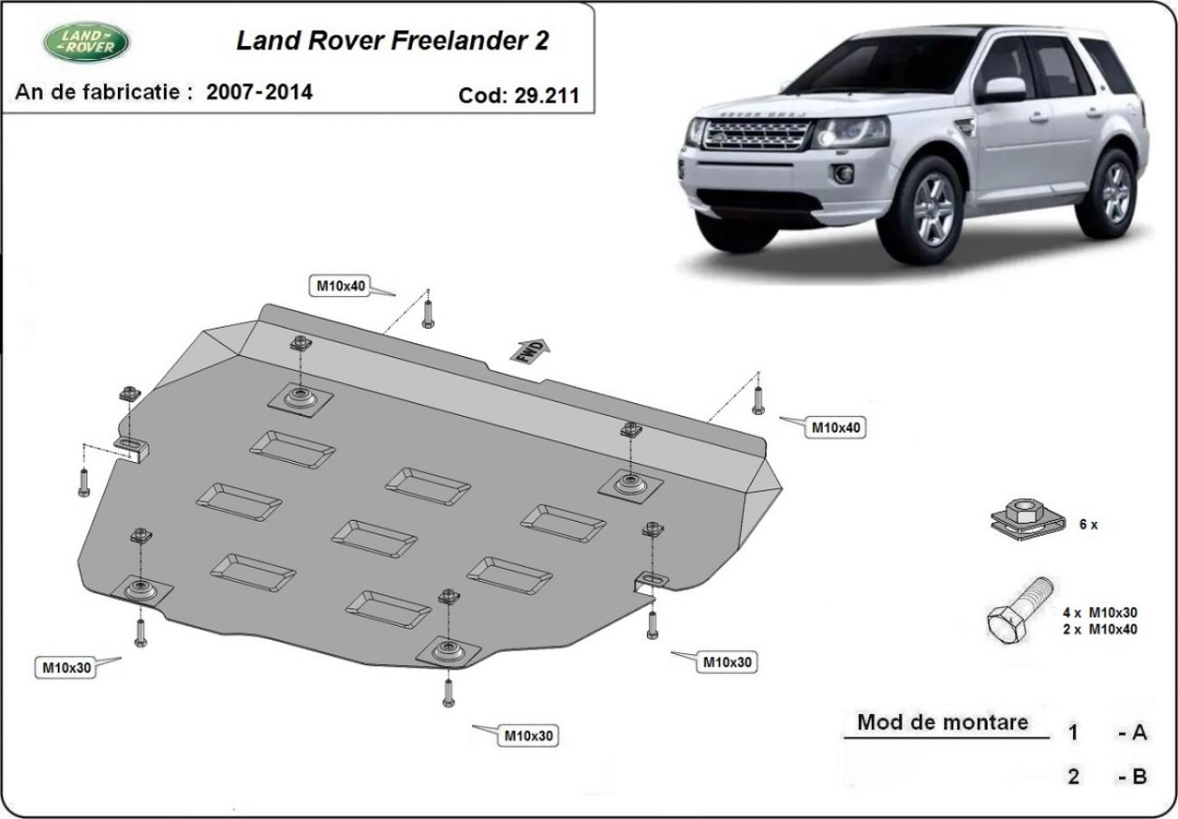 Bundplade Stål Motor+ | Land Rover Freelander 2 (2007-2014) - 3