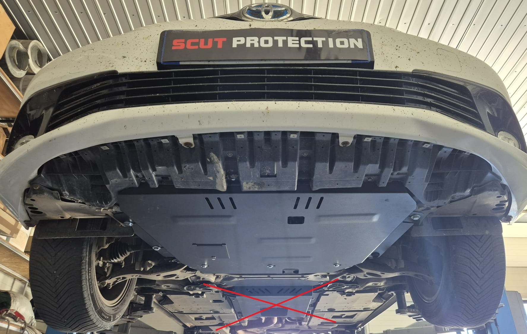 Protezione inferiore in acciaio Motore+ | Lexus CT200H (2011-2022) - 10