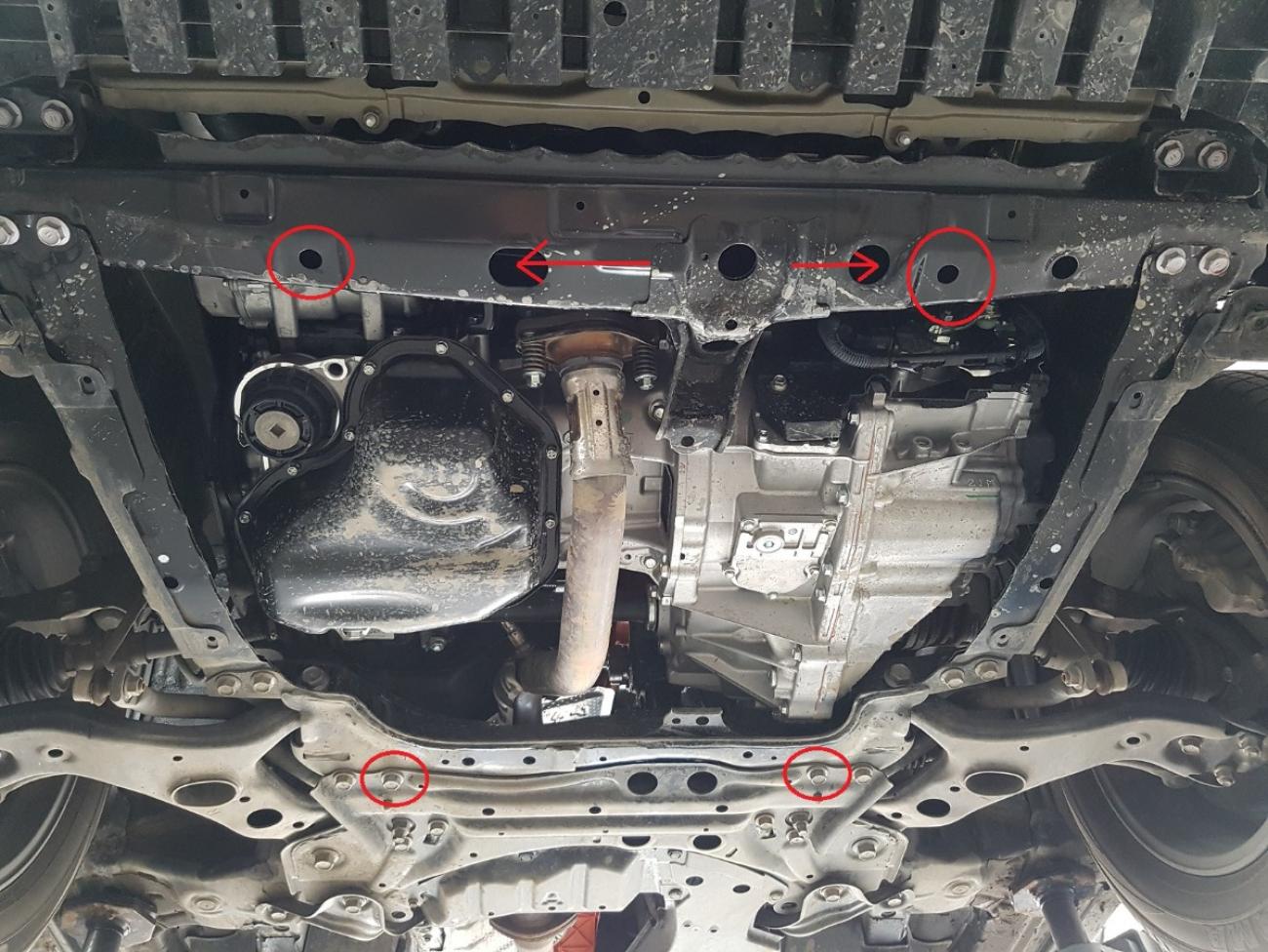 Hasplåt Stål Motor+ | Lexus NX AZ10 (2014-2021) - 4