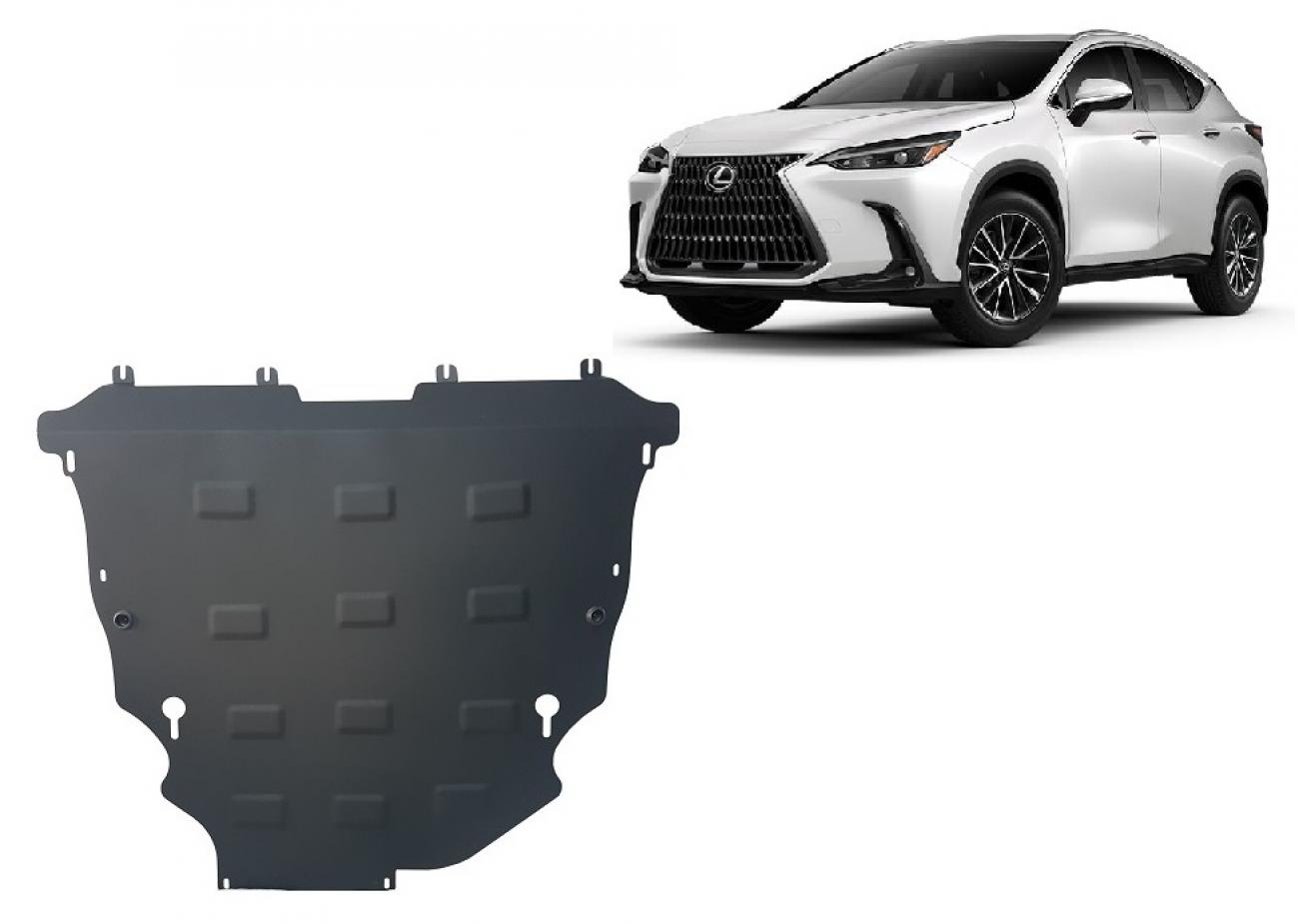 Hasplåt Stål Motor+ | Lexus NX AZ20 (2021-2026) - 2